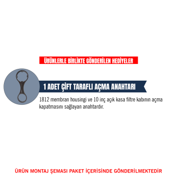 İhlas Aura Cebilon Compact 101 Mc Su Arıtma Cihazı 3'lü Filtre (Silver ve Platinum Uyumlu Değildir)