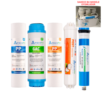 İhlas Aura Cebilon Compact 101 MC Su Arıtma Cihazı 5'li Filtre Seti  (Silver ve Platinum Uyumlu Değildir)