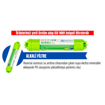 Kapalı Kasa Su Arıtma Cihazı İki Tarafı Çubuklu 7'li Filtre Seti