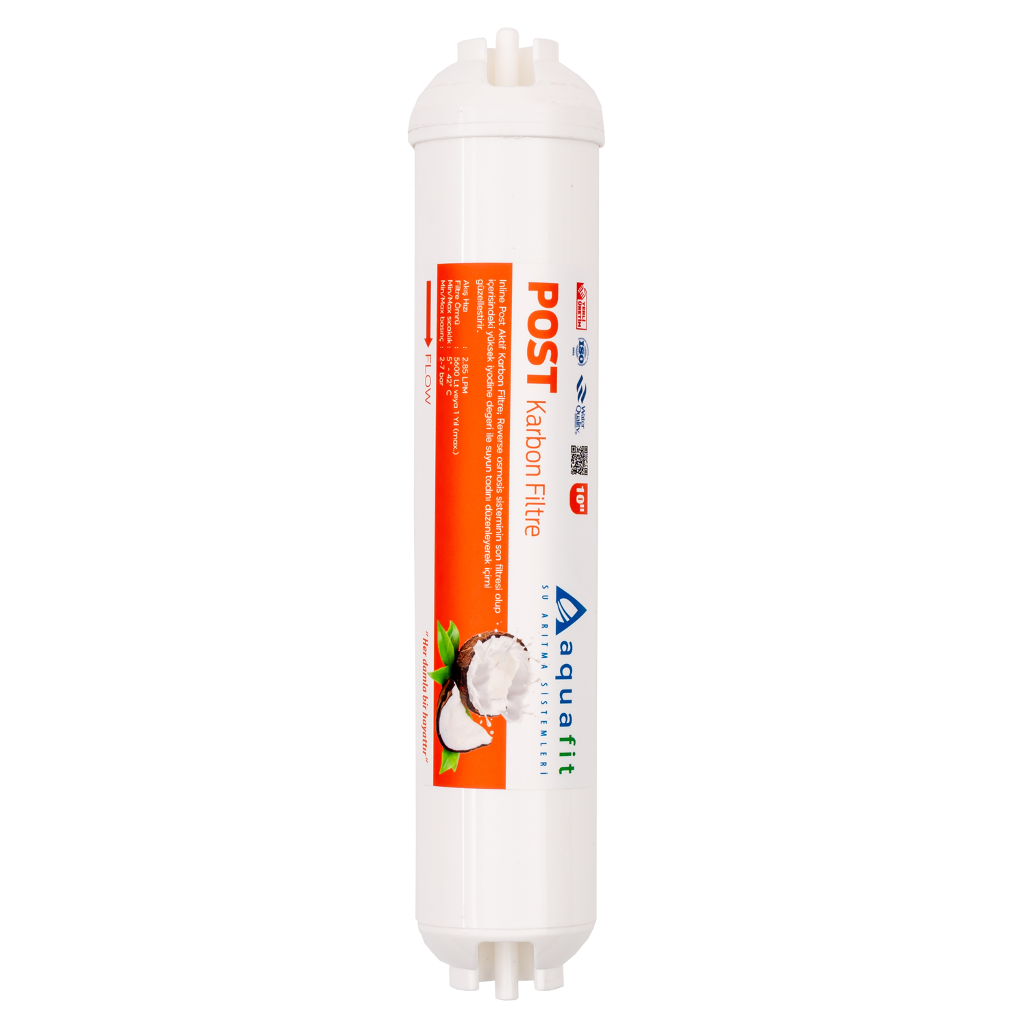 Post Karbon Tatlandırıcı Filtre Su Arıtma Cihazı Filtresi (TÜM CİHAZLARLA UYUMLUDUR)