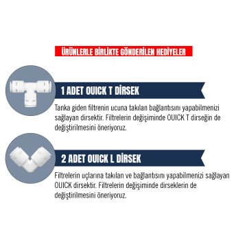 Post Karbon Tatlandırıcı Filtre Su Arıtma Cihazı Filtresi (TÜM CİHAZLARLA UYUMLUDUR)