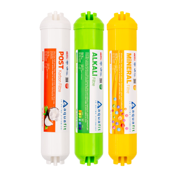 Post Karbon - Alkali - Mineral 3'lü Su Arıtma Filtresi (Tüm Cihazlarla Uyumludur)