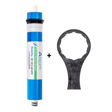 Tüm Su Arıtma Cihazlarına Uyumlu 80 Gpd Aquafit Membran Ana Filtre + Açma Anahtarı Hediye