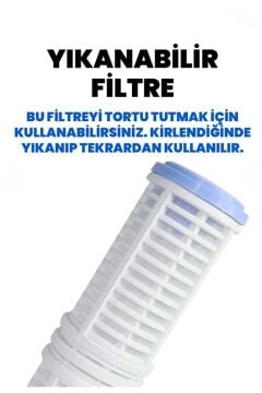 Daire Girişi Tortu Tutucu Filtre - Tekli Yıkanabilir Çamur Tutucu - Yıkanabilir Filtre